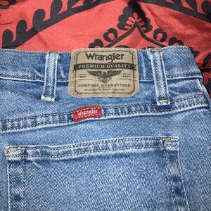‘Premium Quality’ blue Wranger denim Jeans